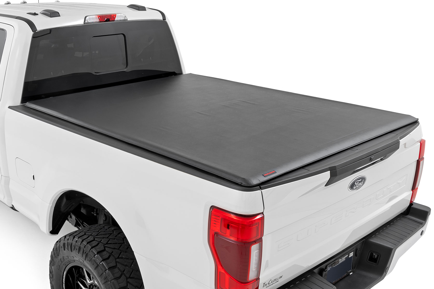 Rough Country Soft Roll Up Bed Cover 6β10β Bed Ford F-250/F-350 Super Duty (17-26)