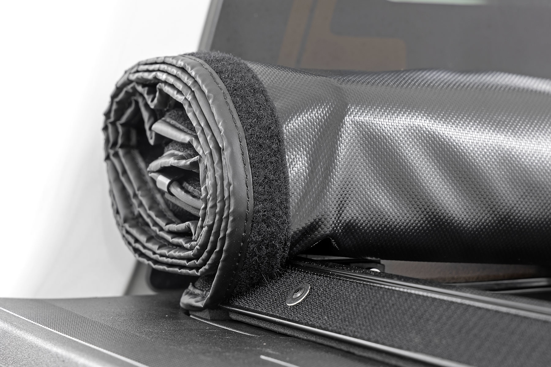 Rough Country Soft Roll Up Bed Cover 6β10β Bed Ford F-250/F-350 Super Duty (17-26)