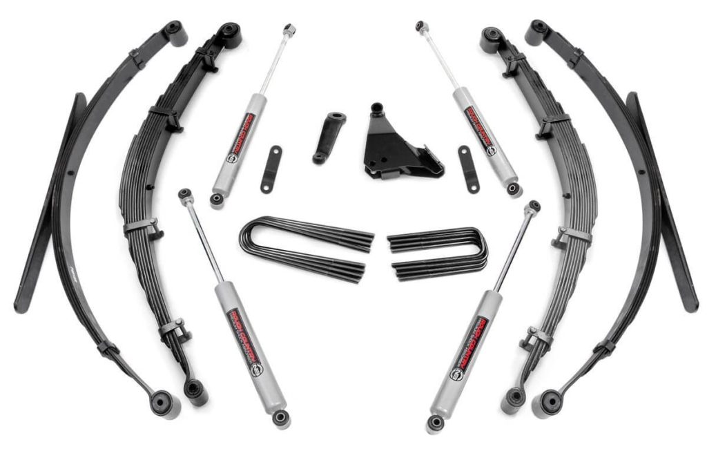 Rough Country 6 Inch Lift Kit Rear Springs Ford F-250/F-350 Super Duty 4WD (1999-2004)
