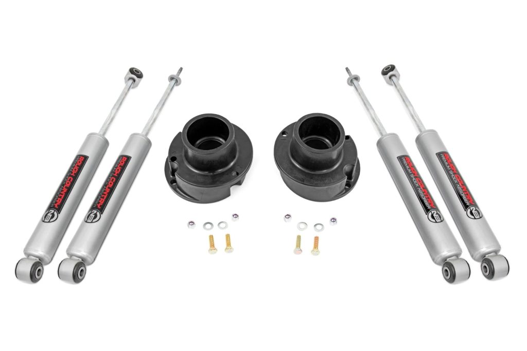 Rough Country 2.5 Inch Leveling Kit RR Leaf N3 Ram 2500 (14-26)/3500 (13-26)