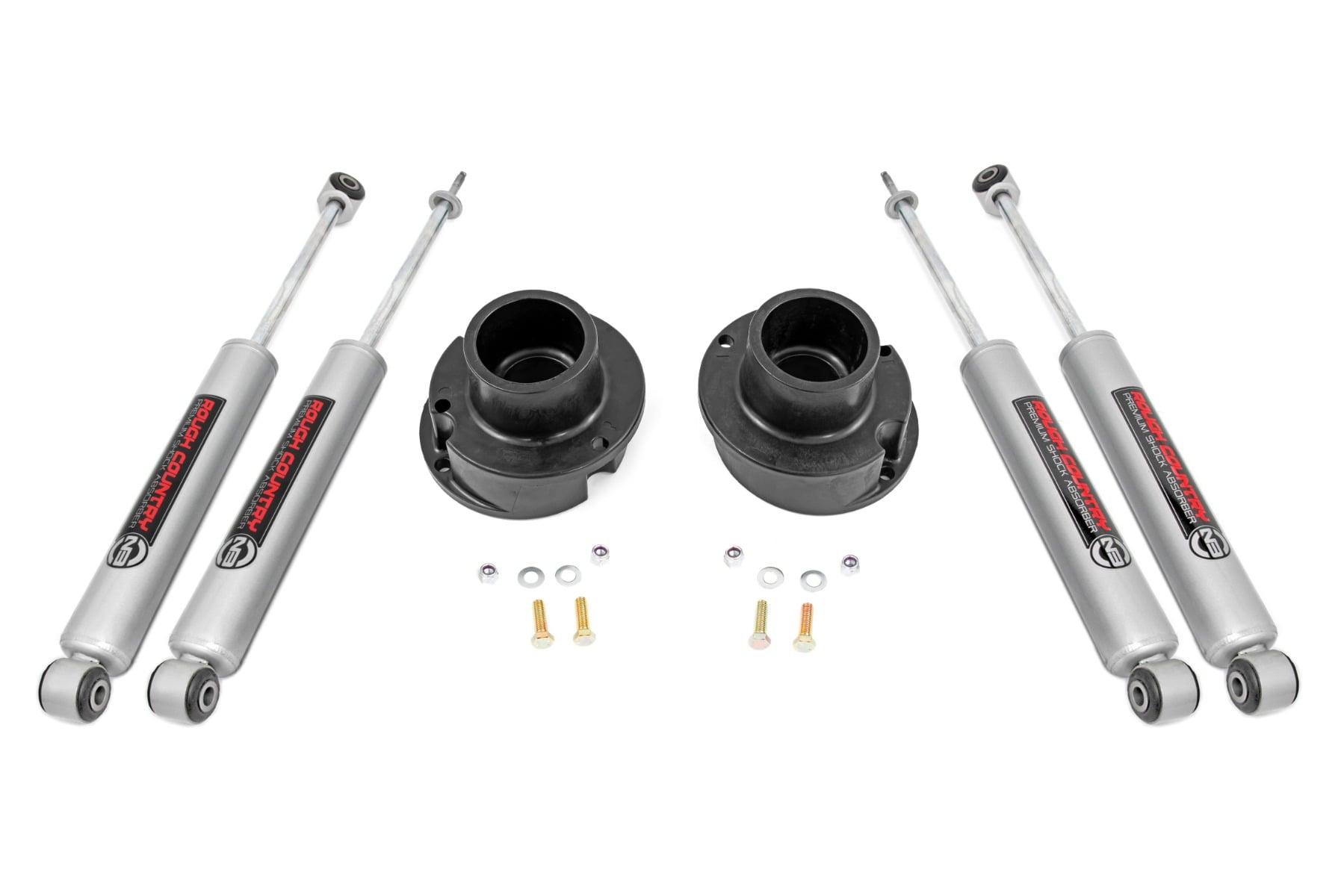 Rough Country 2.5 Inch Leveling Kit RR Leaf N3 Ram 2500 (14-26)/3500 (13-26)