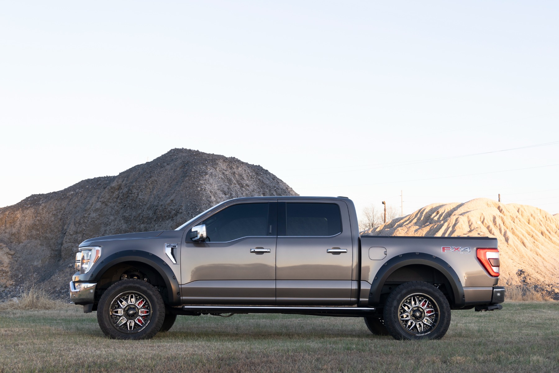 Rough Country Pocket Fender Flares LJ Darkened Bronze Ford F-150 2WD/4WD (2021-2026)