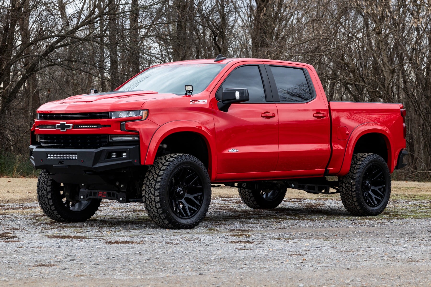 Rough Country Sport Fender Flares G42 White Sands Chevy Silverado 1500 2WD/4WD (19-26)