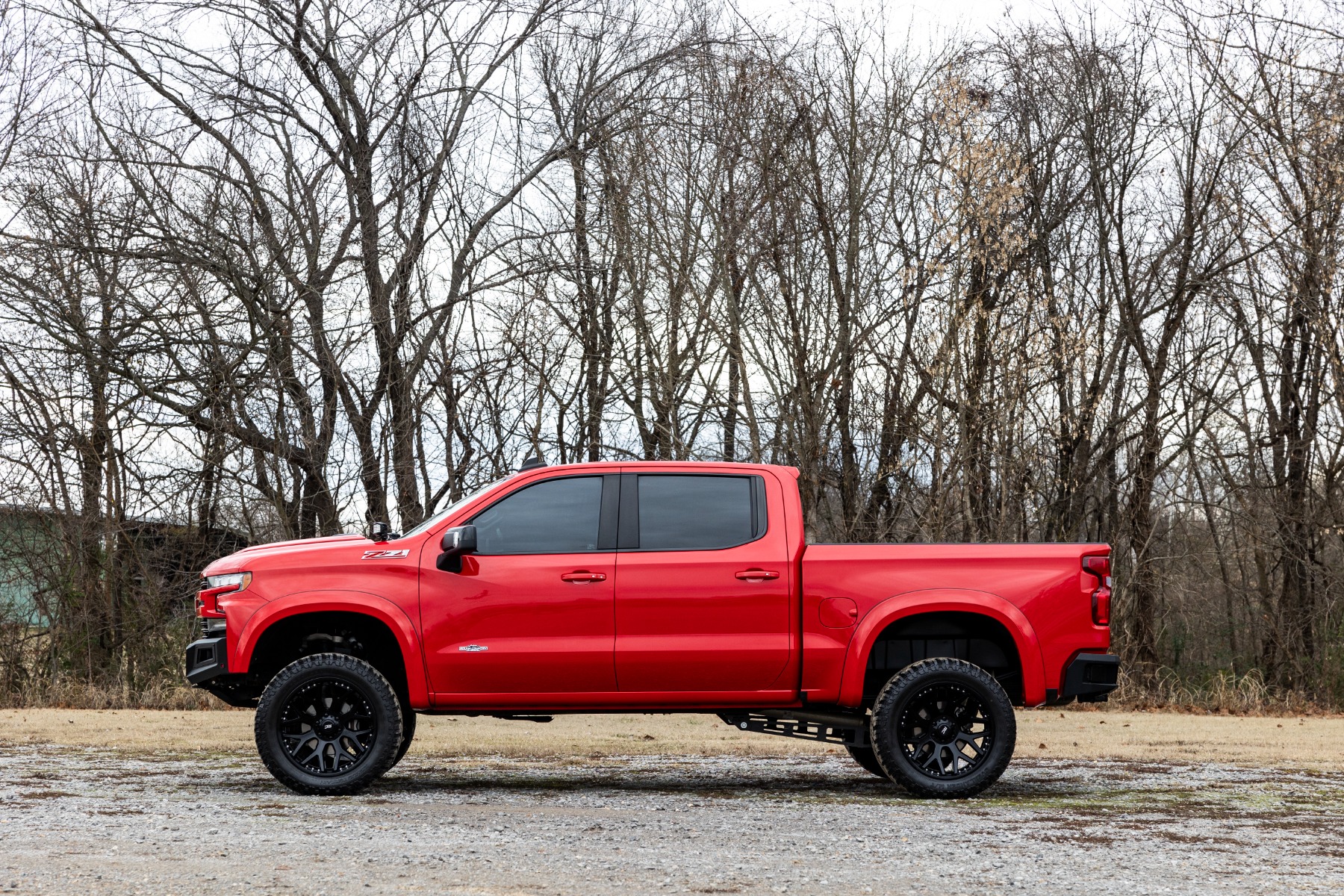 Rough Country Sport Fender Flares GJV Riptide Blue Chevy Silverado 1500 2WD/4WD (19-26)