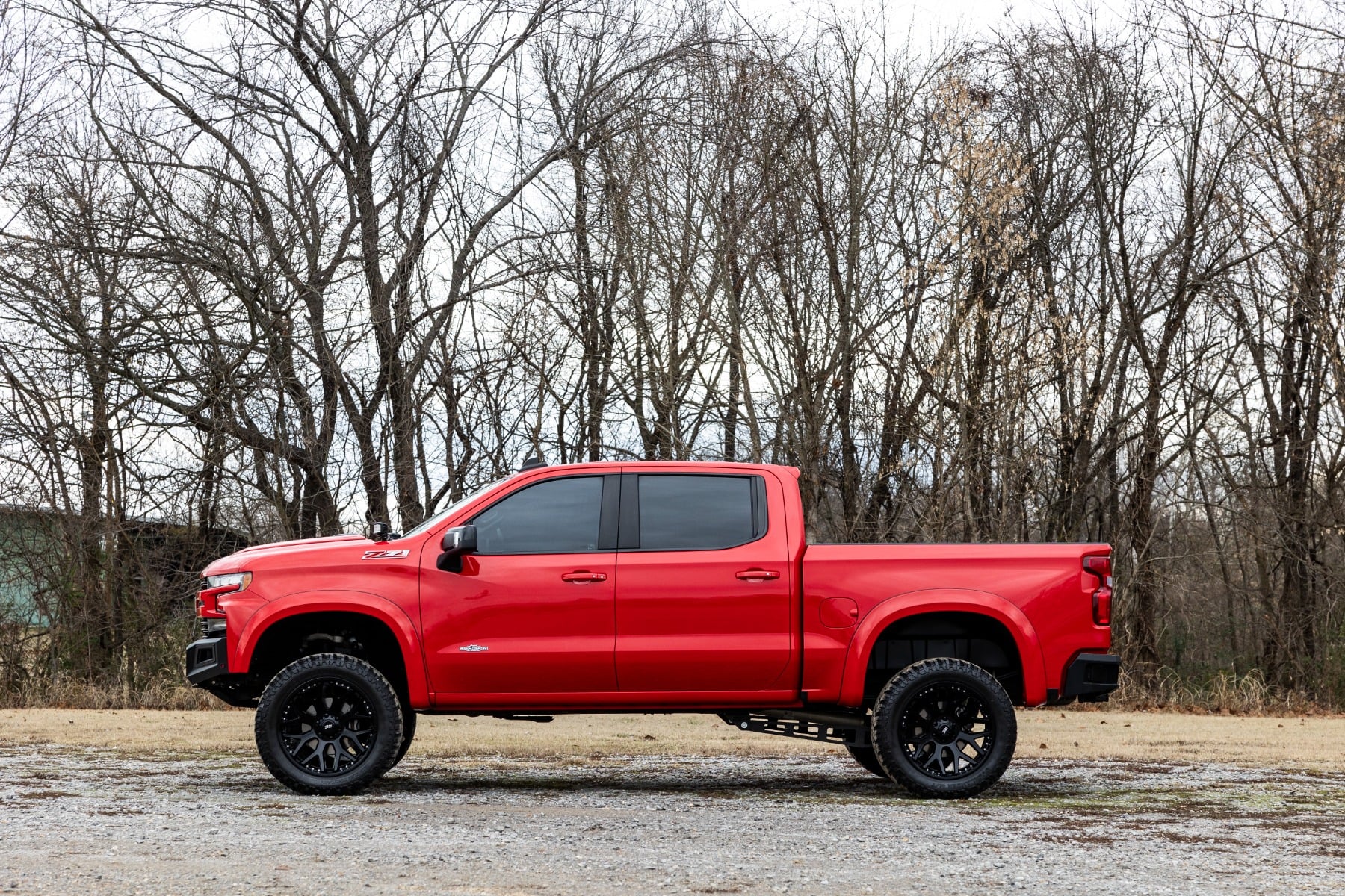Rough Country Sport Fender Flares G42 White Sands Chevy Silverado 1500 2WD/4WD (19-26)