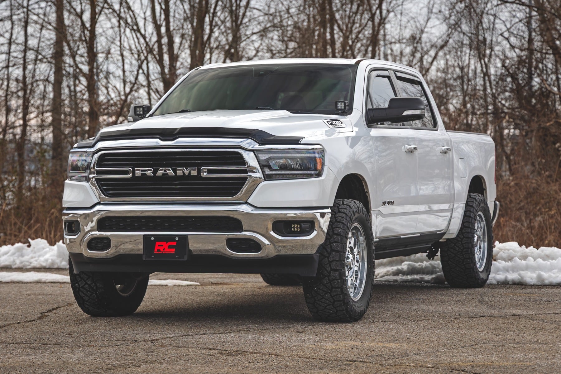 Rough Country Hood Protector Gloss Black Ram 1500 2WD/4WD (2019-2026)