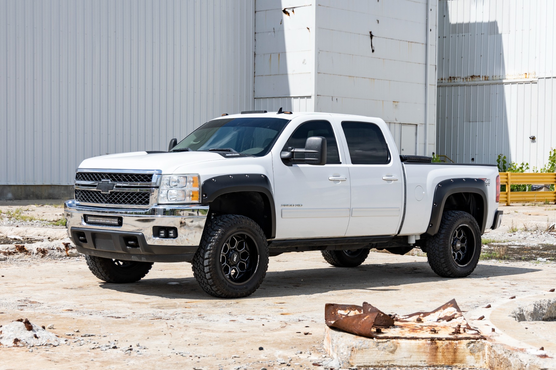 Rough Country Pocket Fender Flares GBA Black Chevy Silverado 1500/2500HD/3500HD (07-14)