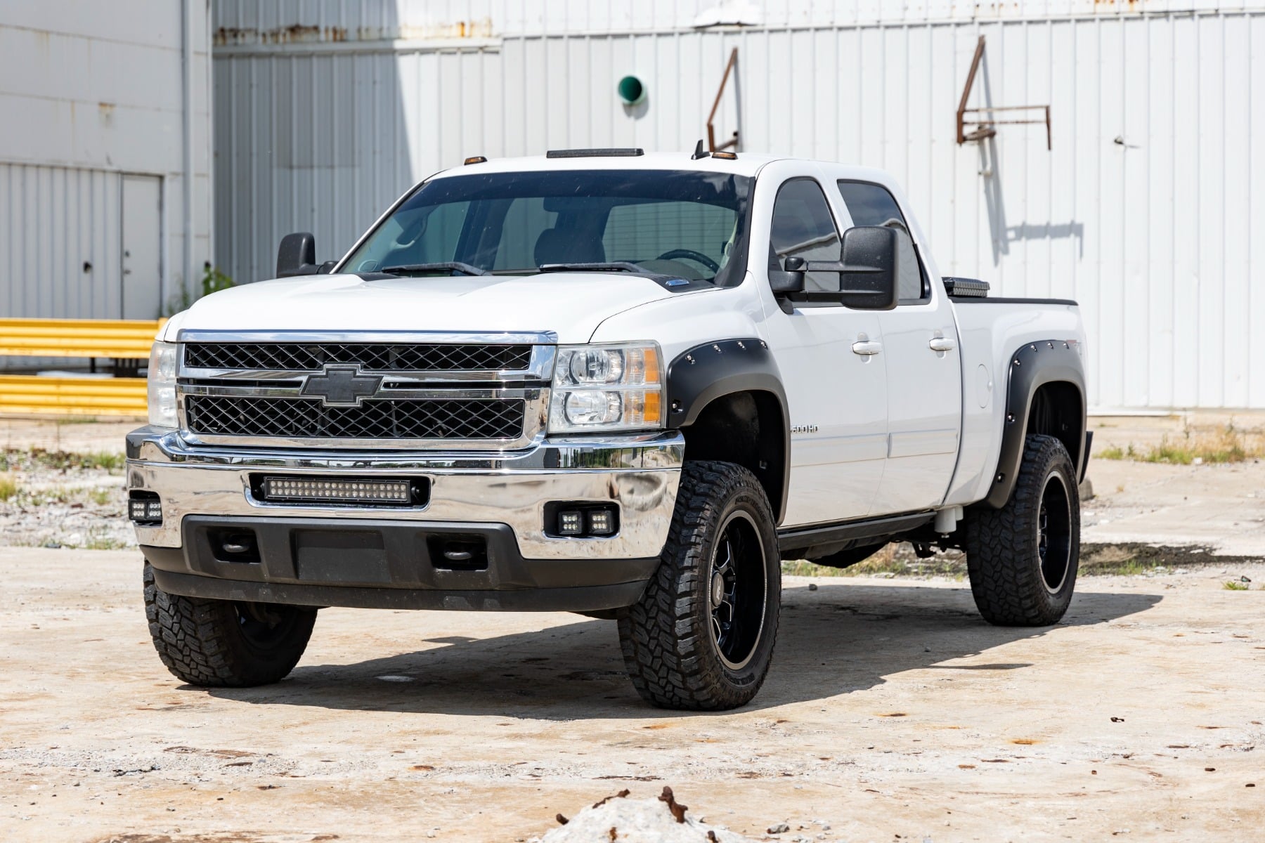 Rough Country Pocket Fender Flares GBA Black Chevy Silverado 1500/2500HD/3500HD (07-14)