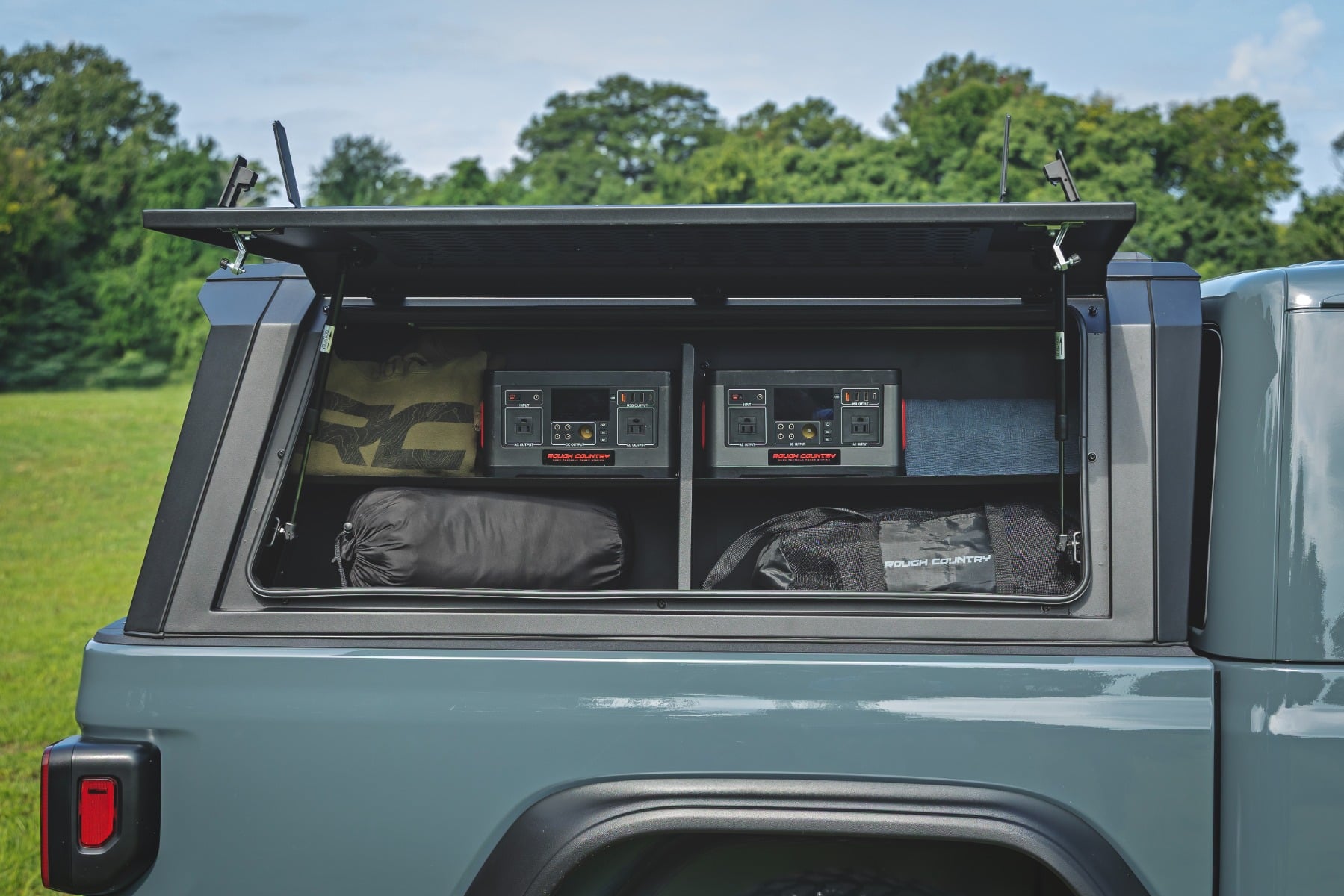 Rough Country Bed Cap Side Shelf Storage Bin Passengers Side Jeep Gladiator JT (20-26)