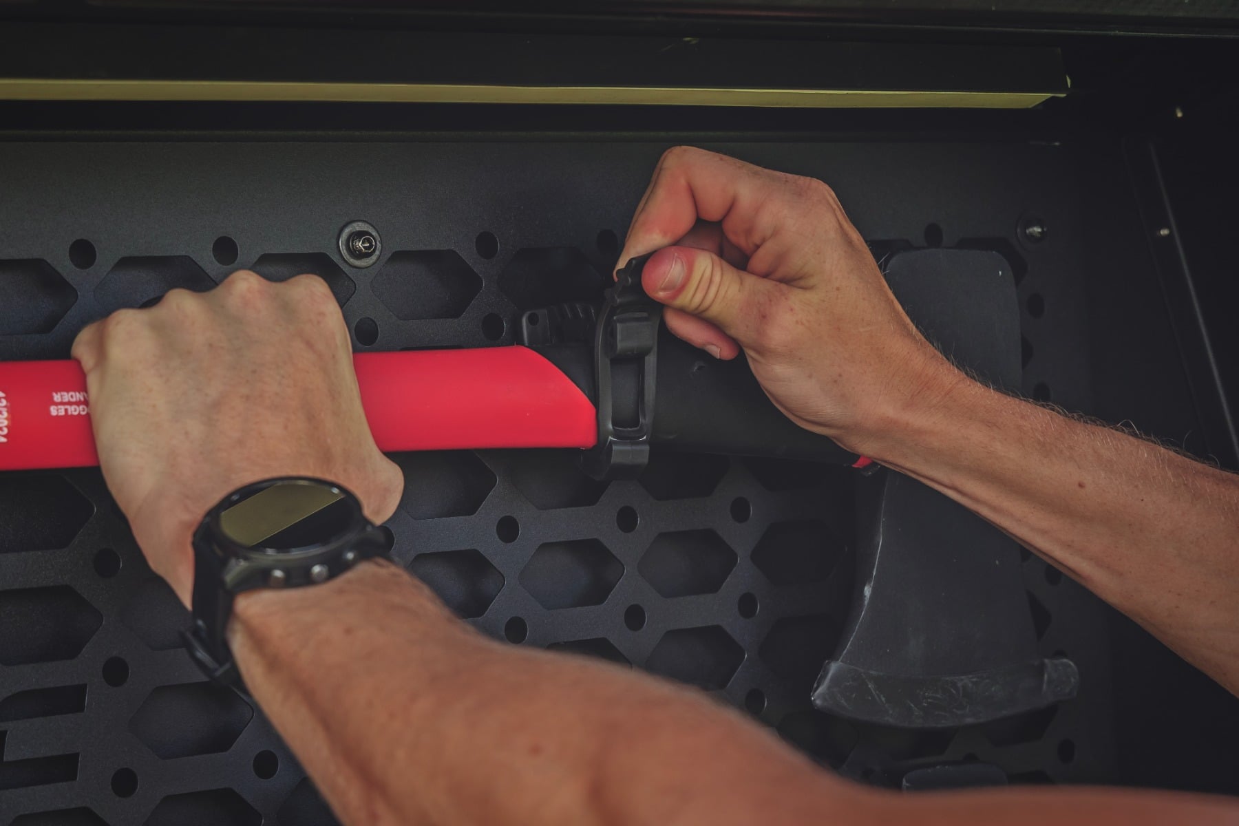 Rough Country Bed Cap Molle Panel Side Storage Bin Drivers Side Jeep Gladiator JT (20-26)