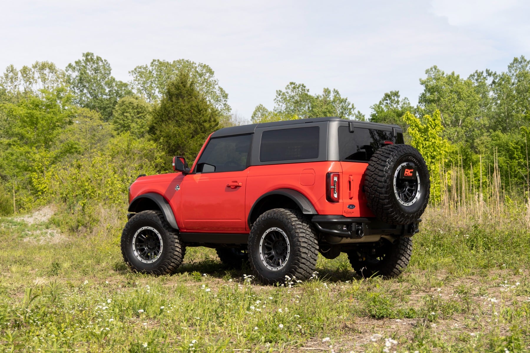 Rough Country Rear Bumper Tubular Ford Bronco 4WD (2021-2026)