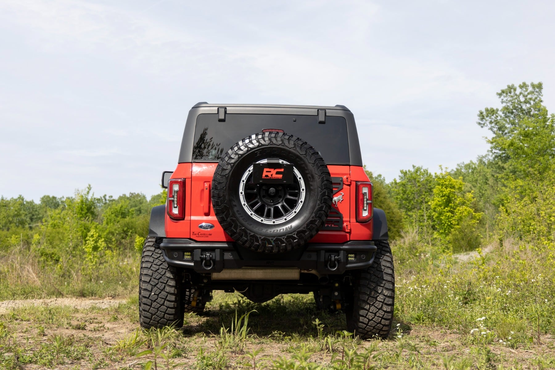 Rough Country Rear Bumper Tubular Ford Bronco 4WD (2021-2026)