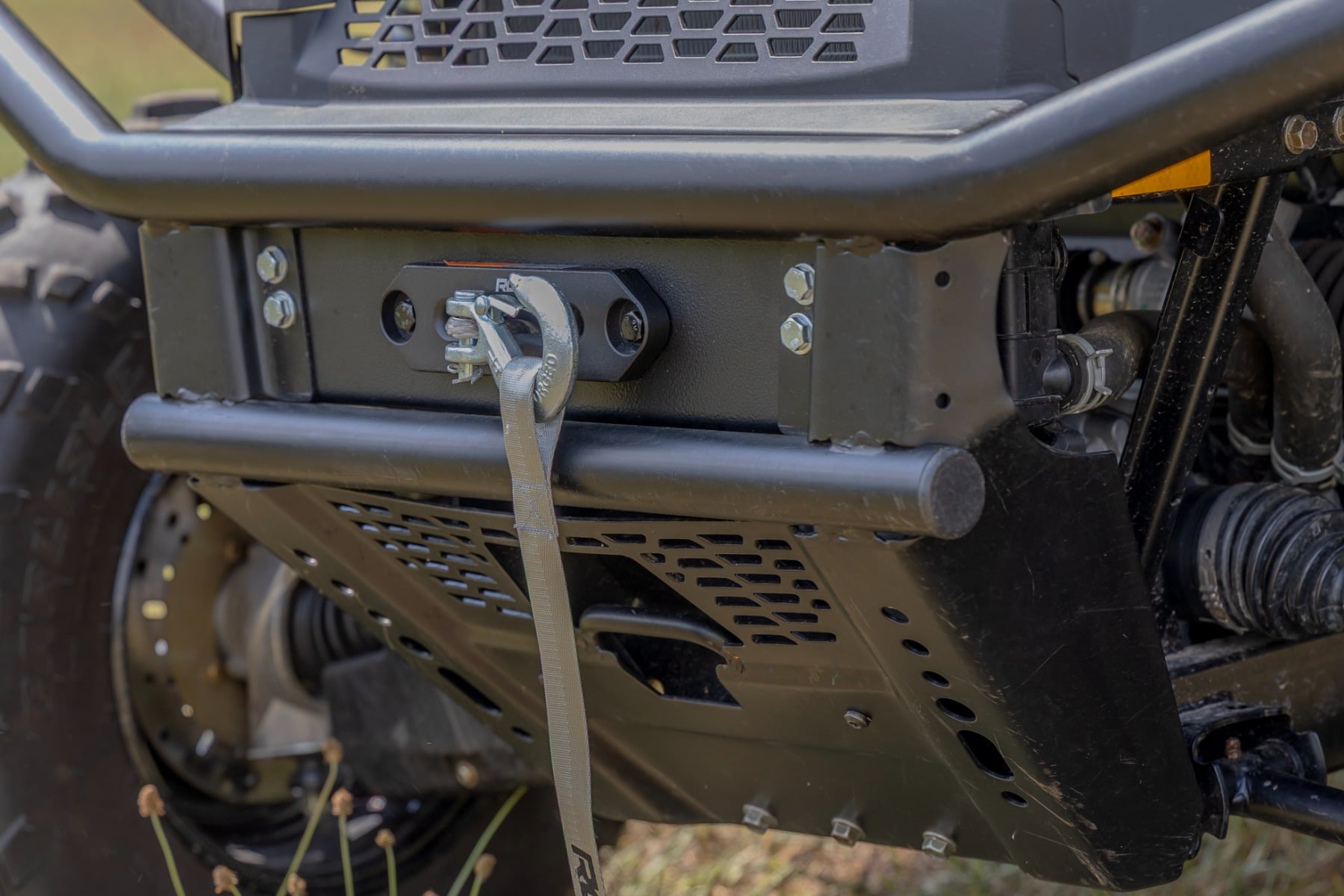 Rough Country Winch Mount Non-Pro Fit Cage Polaris Ranger 570 Crew