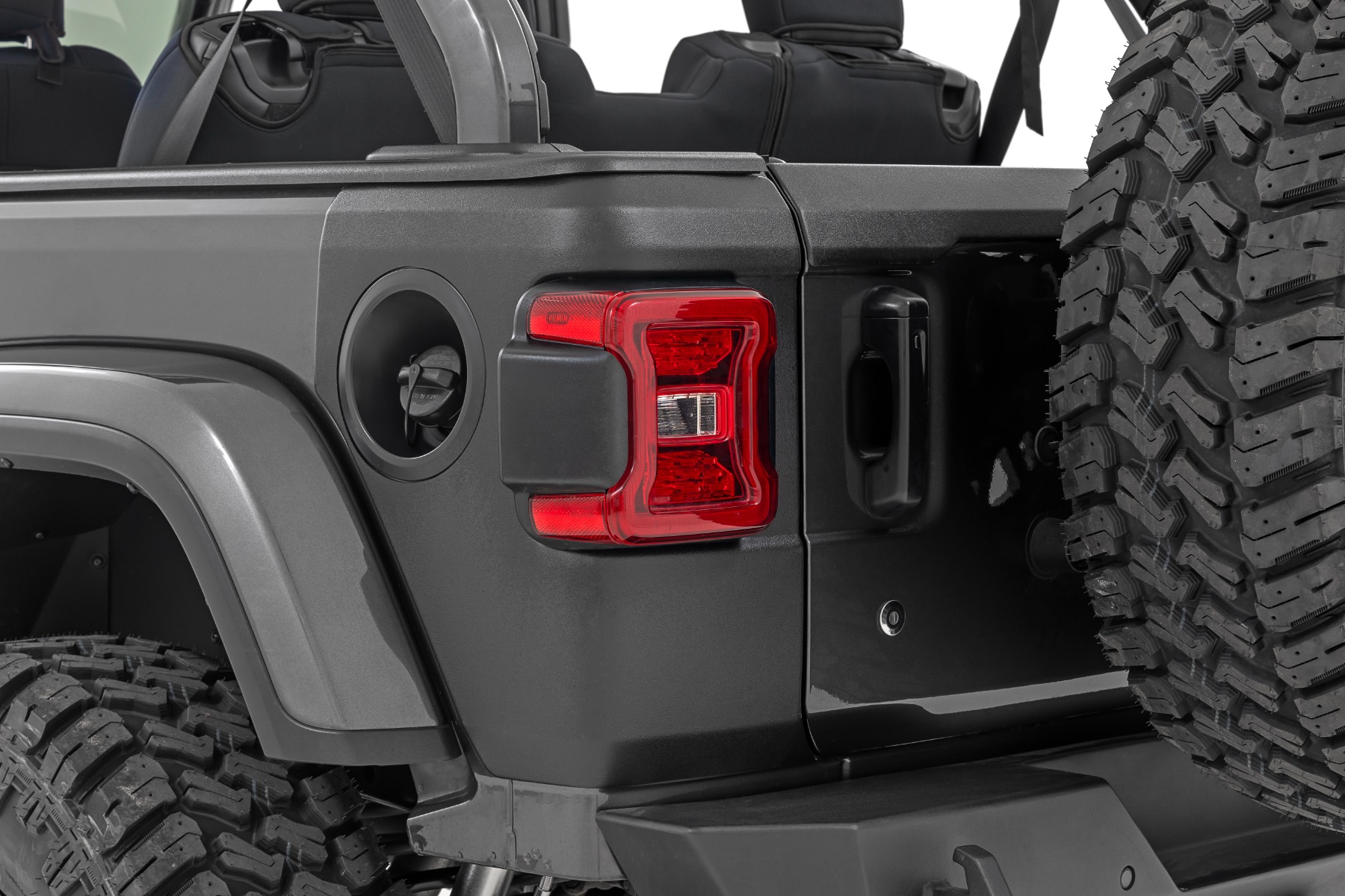 Rough Country Trail Cladding Rear Corners Jeep Wrangler JL/Wrangler Unlimited (18-26)