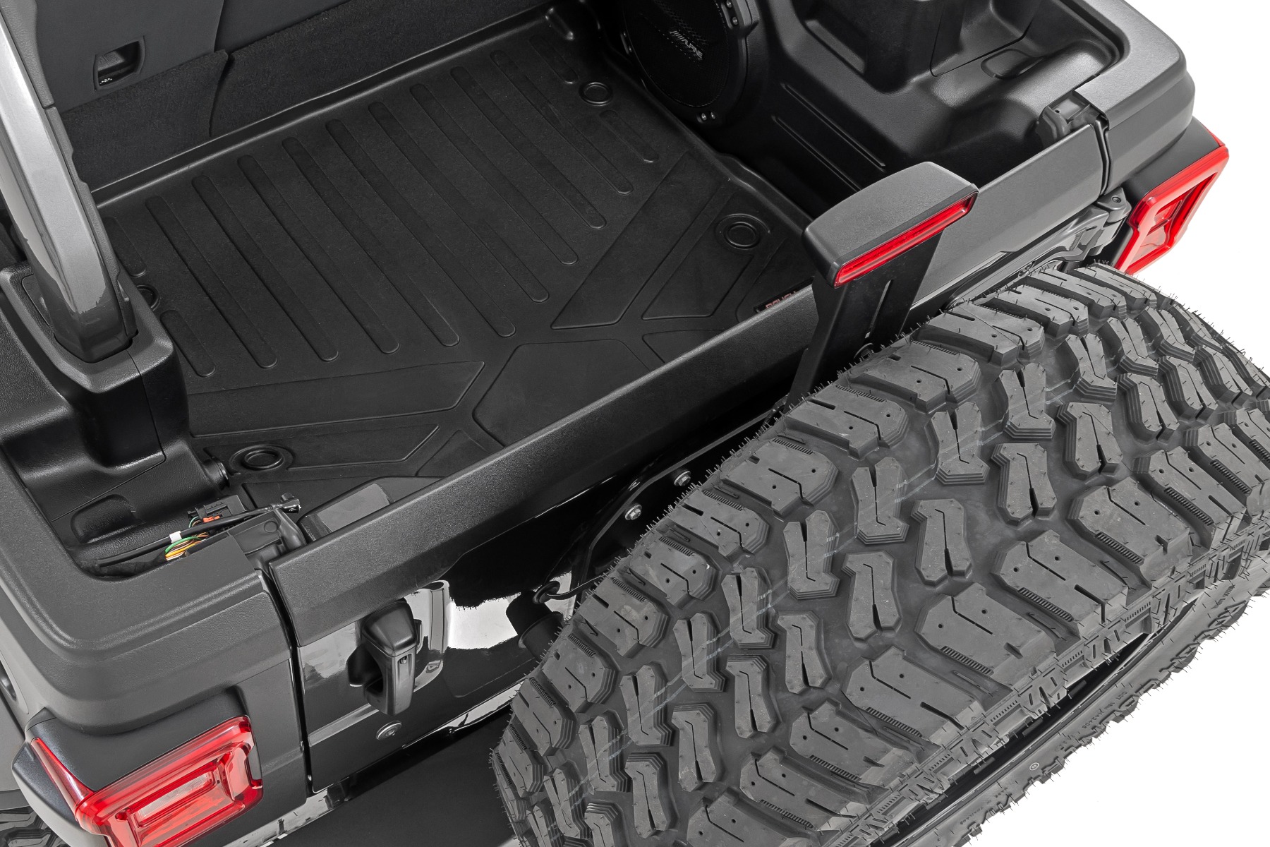 Rough Country Trail Cladding Tailgate Protector Jeep Wrangler JL/Wrangler Unlimited (18-26)