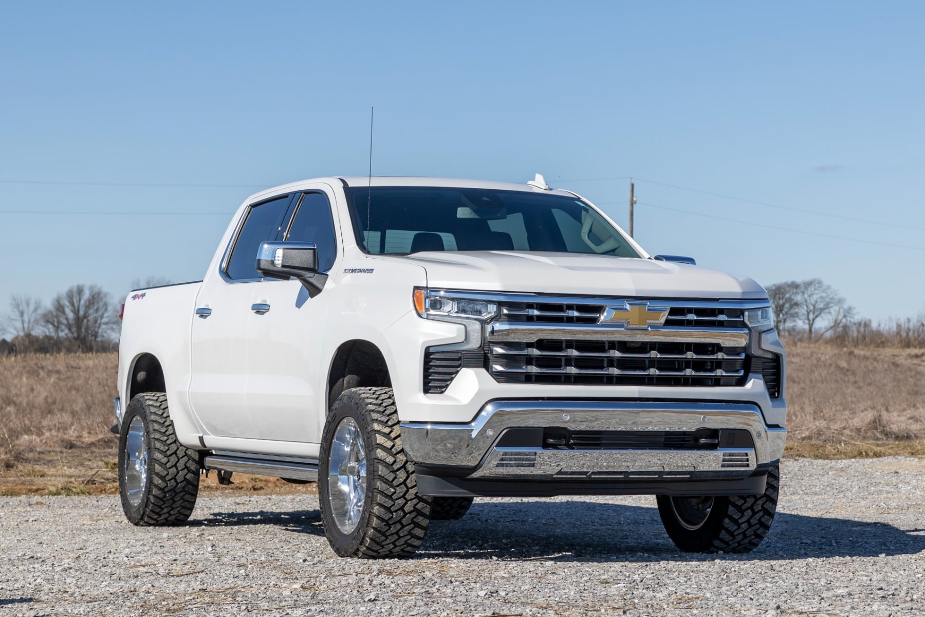 Rough Country 3.5 Inch Lift Kit M1 Rear Mono Leaf Chevy Silverado 1500 2WD/4WD (25-26)
