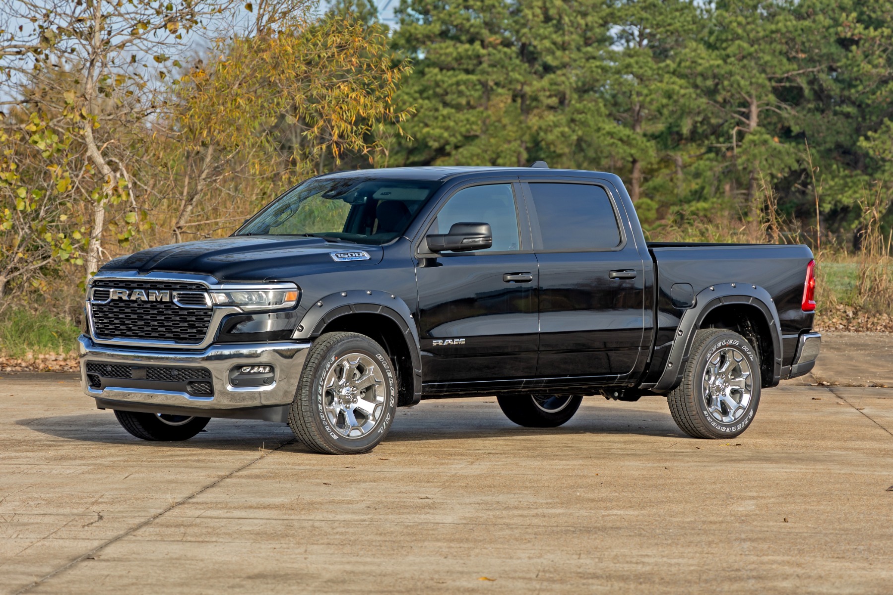 Rough Country Defender Fender Flares PAS Steel Storm Ram 1500 2WD/4WD (2025-2026)