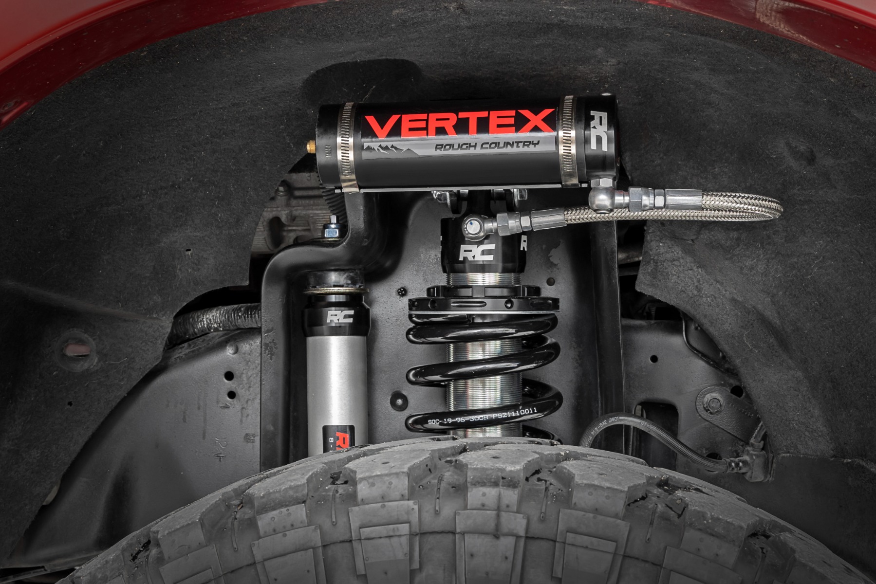 Rough Country 4.5 Inch Coilover Conversion Upgrade Kit Vertex/V2 Ford F-250/F-350 Super Duty (05-22)
