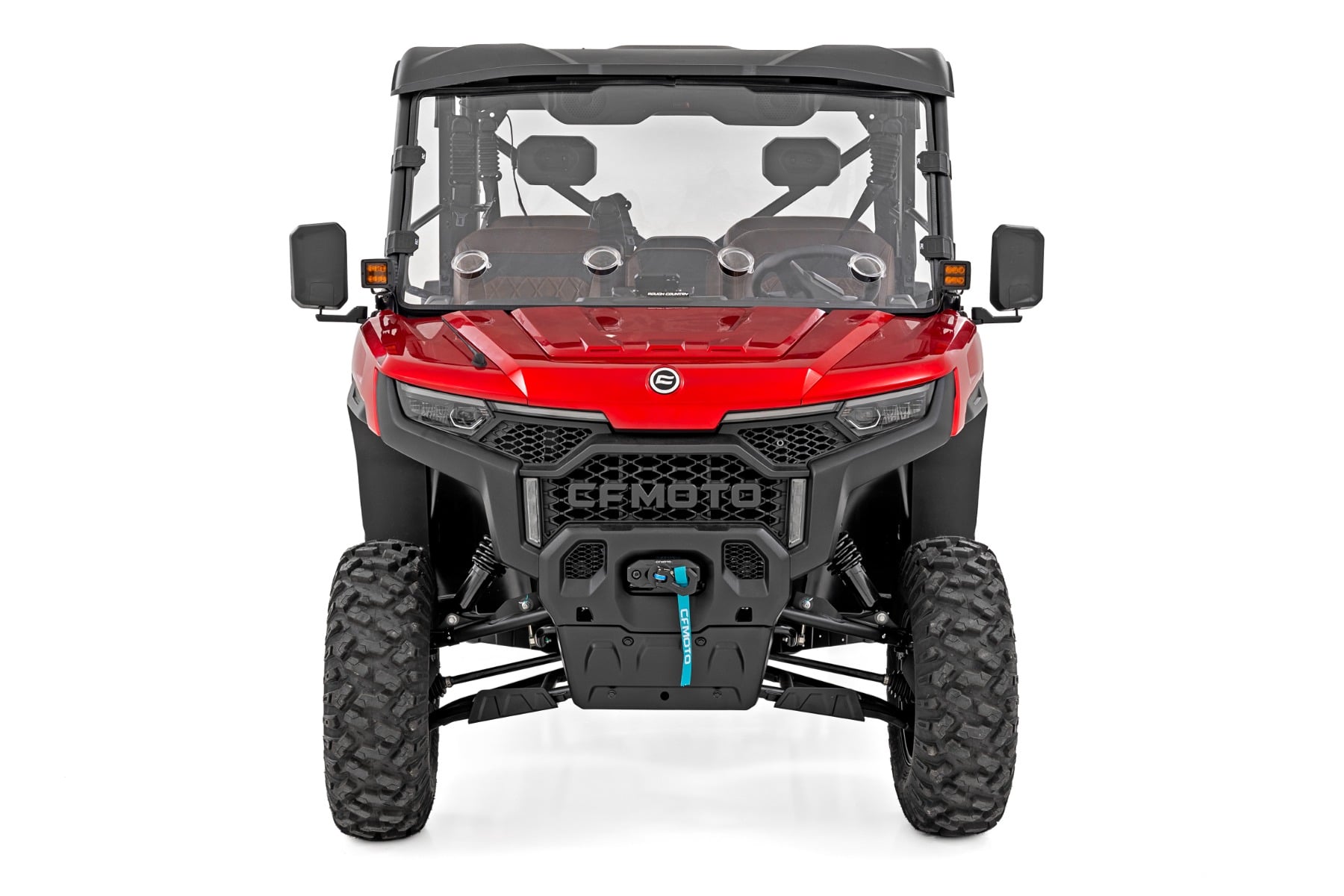 Rough Country Vented Full Windshield Scratch Resistant CFMOTO UFORCE U10 Pro