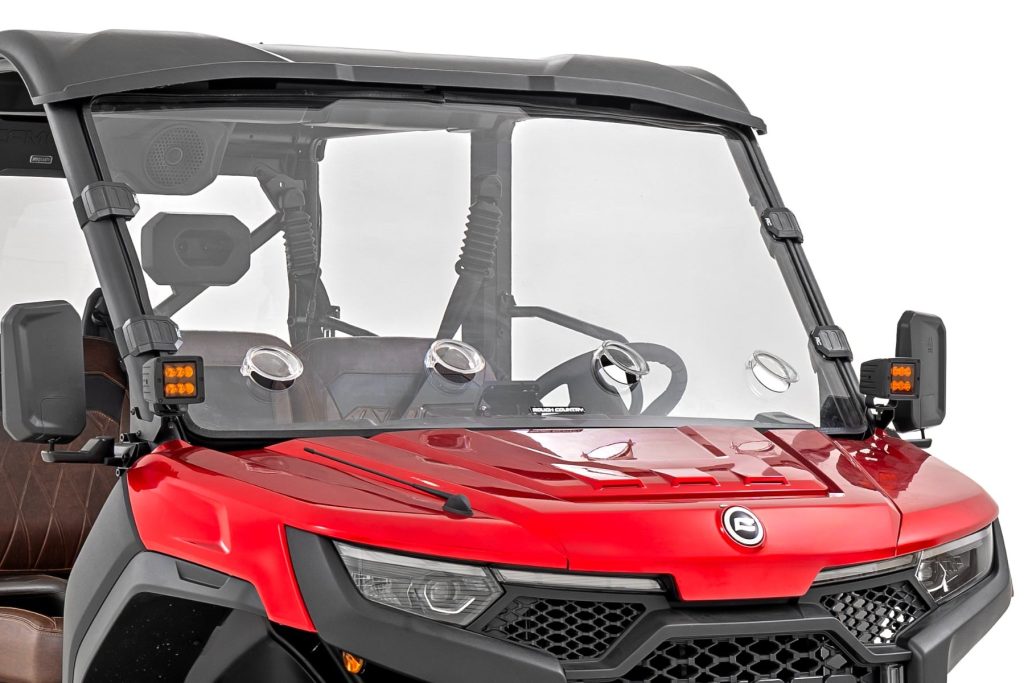 Rough Country Vented Full Windshield Scratch Resistant CFMOTO UFORCE U10 Pro