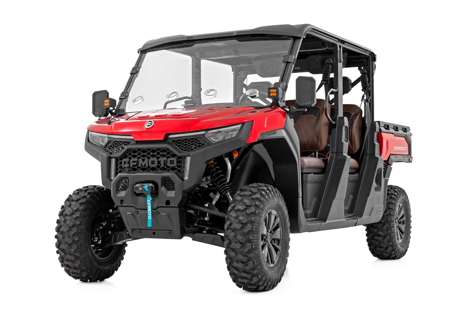 Rough Country Vented Full Windshield Scratch Resistant CFMOTO UFORCE U10 Pro