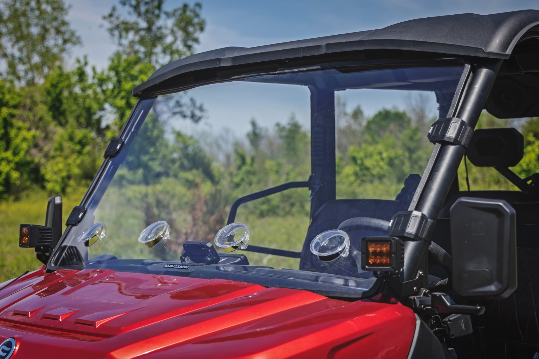 Rough Country Vented Full Windshield Scratch Resistant CFMOTO UFORCE U10 Pro