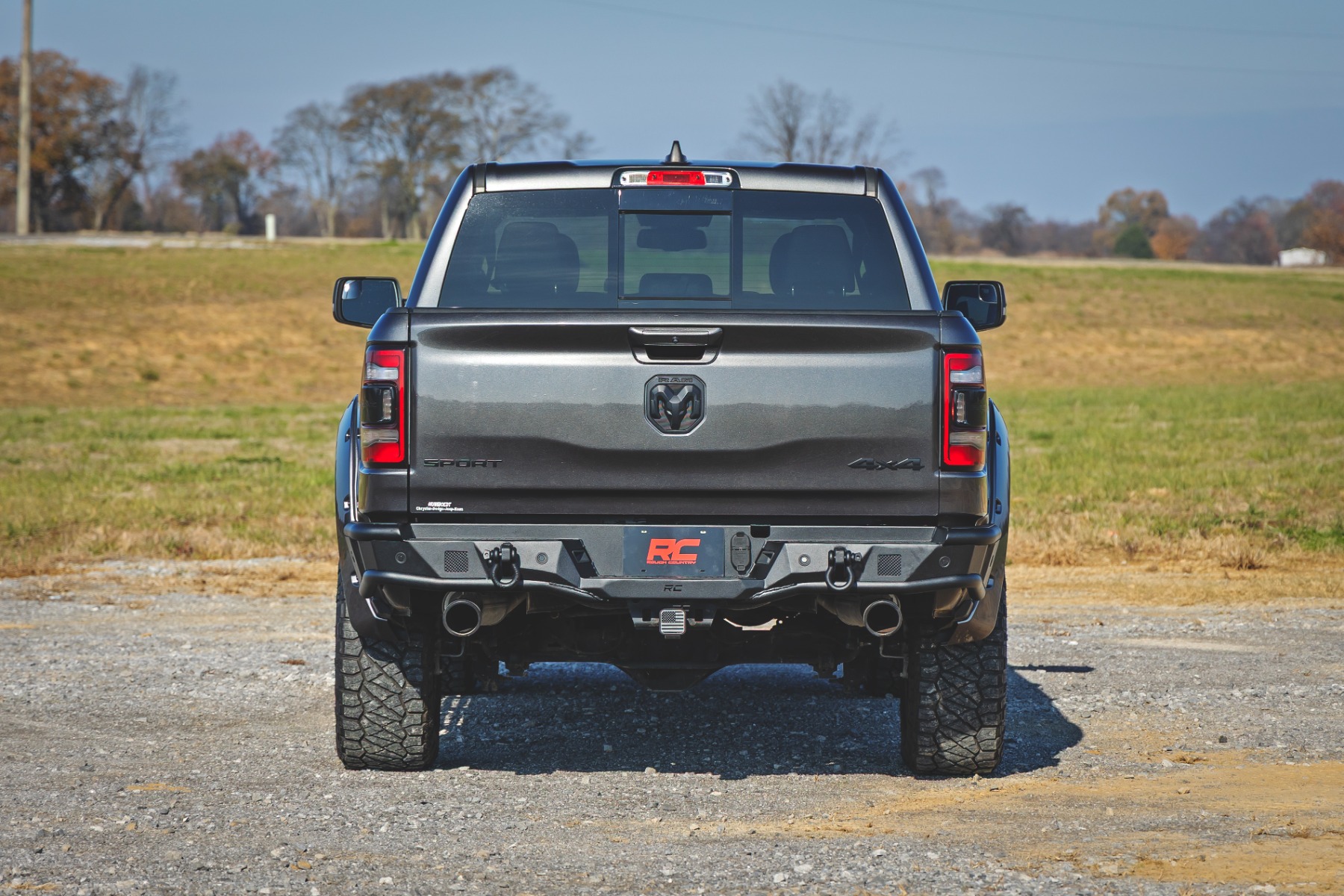 Rough Country Rear Bumper Tubular Ram 1500 2WD/4WD (2019-2024)