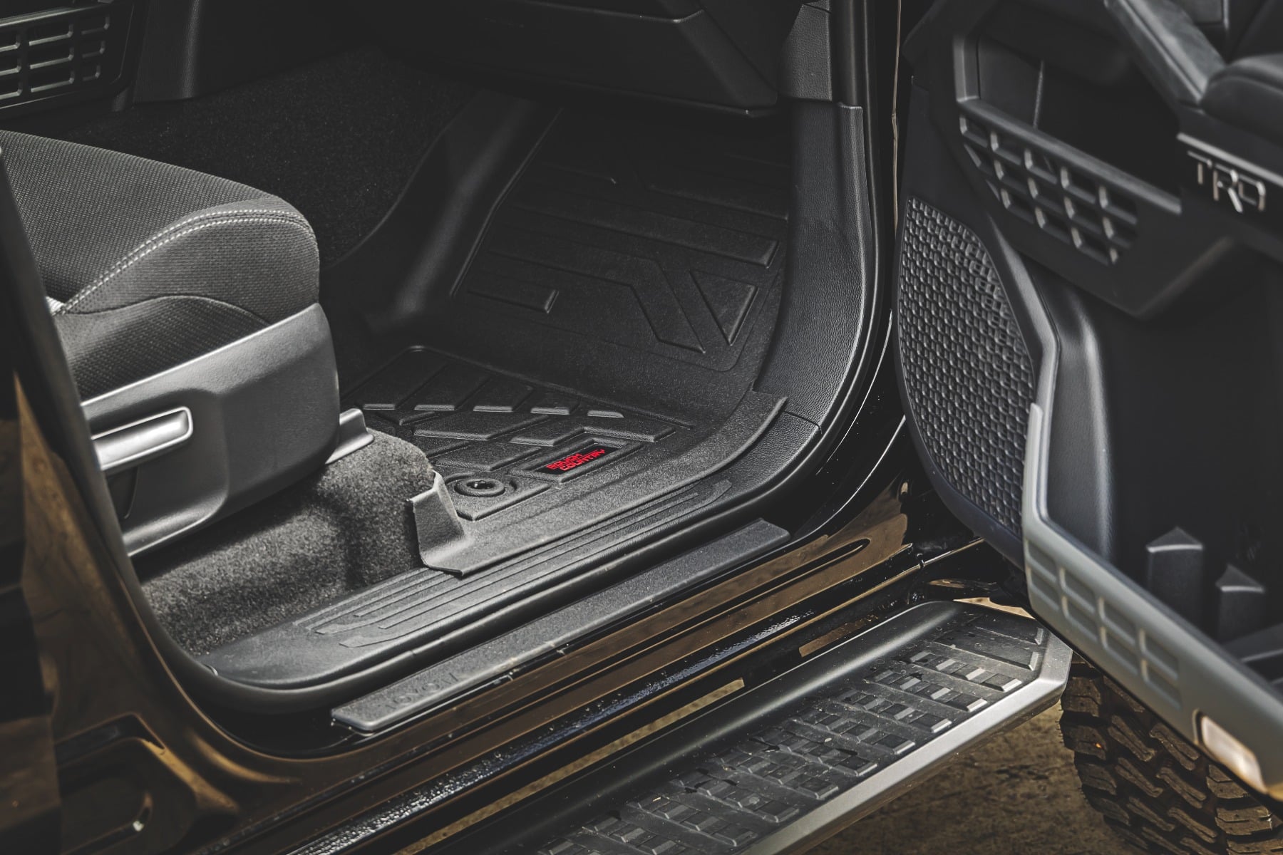 Rough Country Sure-Fit Floor Mats Front & Rear & Cargo Mat Toyota 4Runner (25-26)