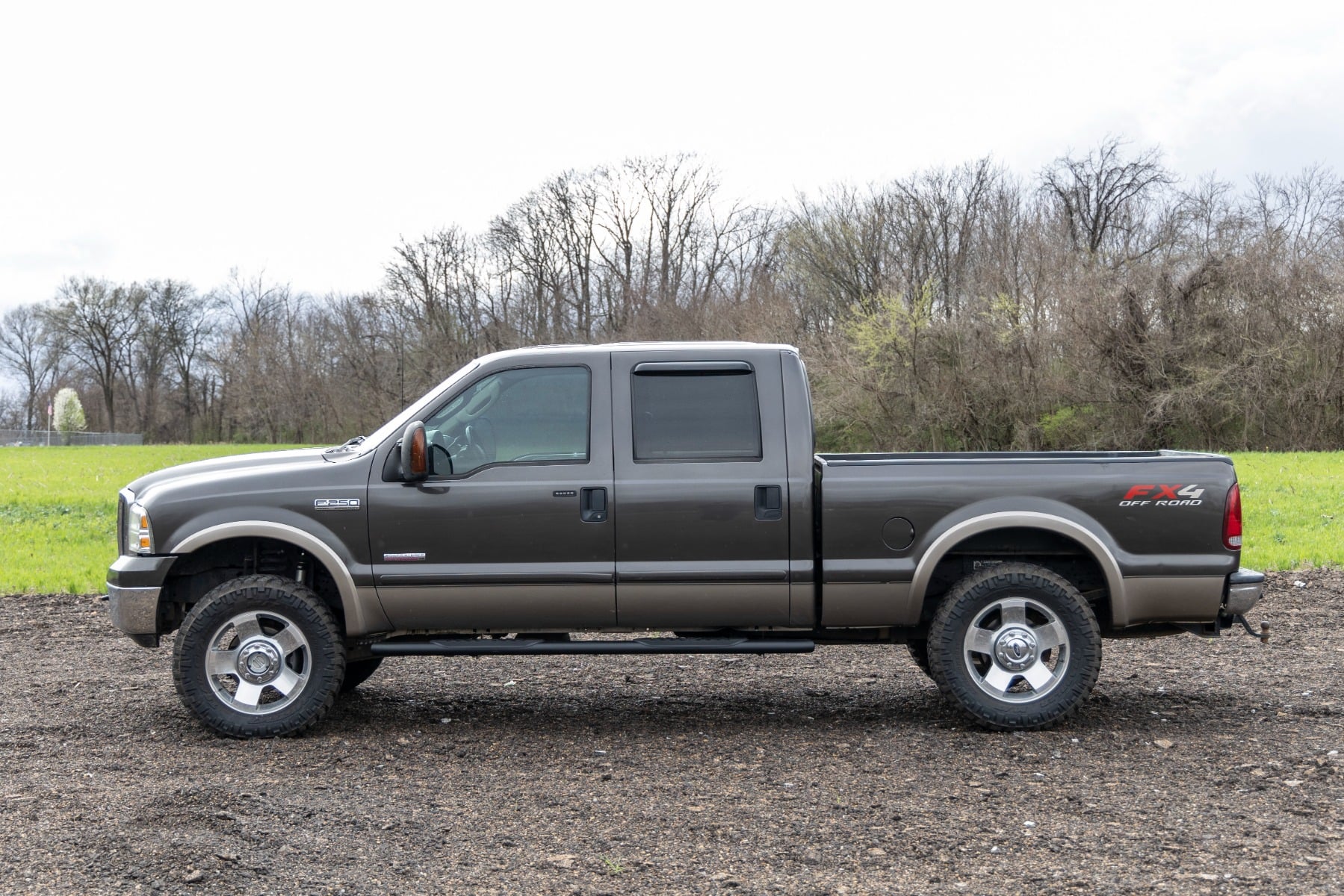 Rough Country Oval Nerf Step Crew Cab Black Ford F-250/F-350 Super Duty (99-16)
