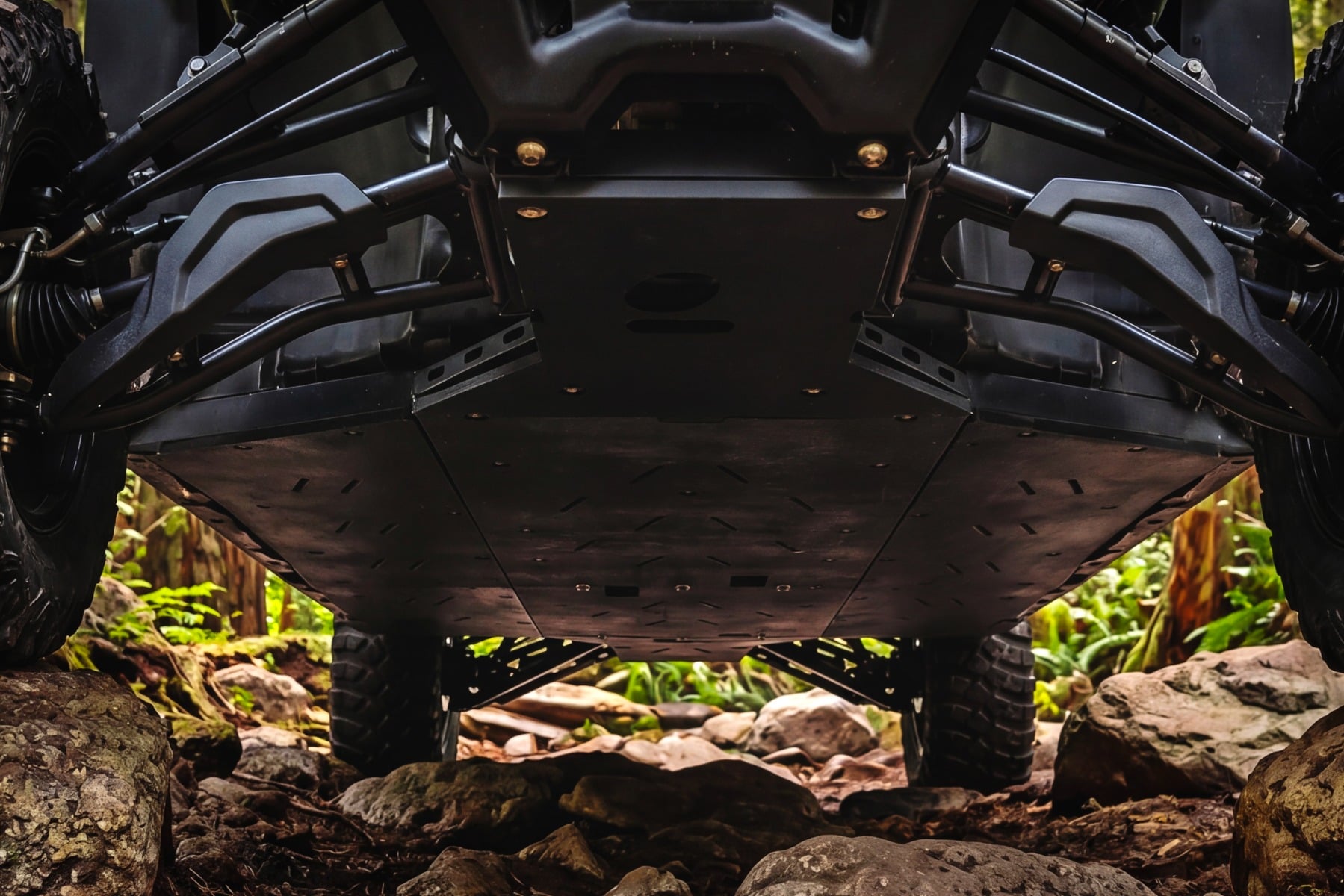 Rough Country Full Coverage Skid Plate Kit CFMOTO UFORCE 1000 XL