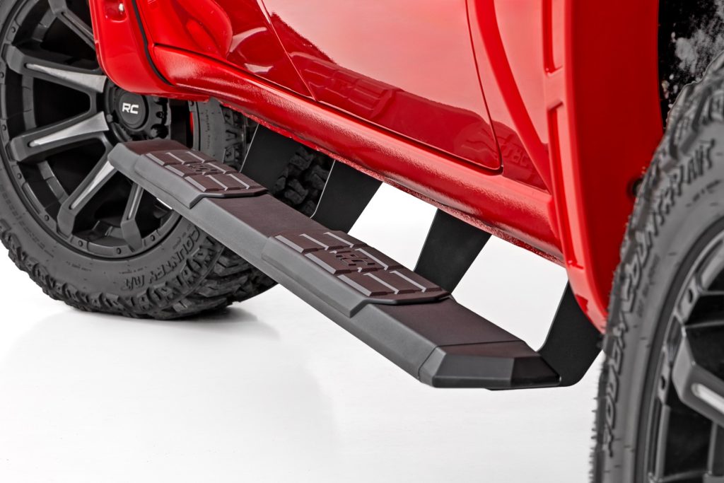 Rough Country TR2 Running Boards Chevy/GMC 1500/2500HD/3500HD (19-26)