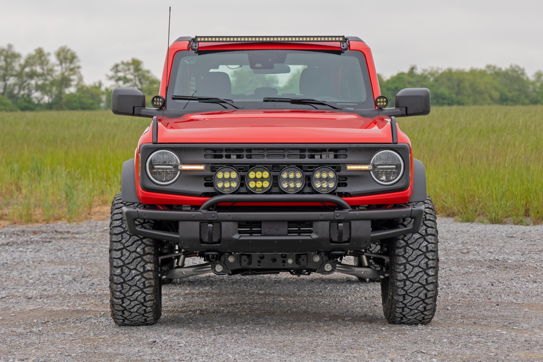 Rough Country Light Bar Mount OE Modular Steel Ford Bronco 4WD (2021-2026)