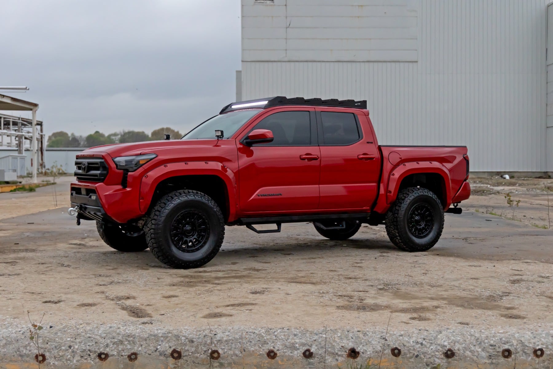 Rough Country Roof Rack 40β³ Black LED Toyota Tacoma 2WD/4WD (2024-2026)