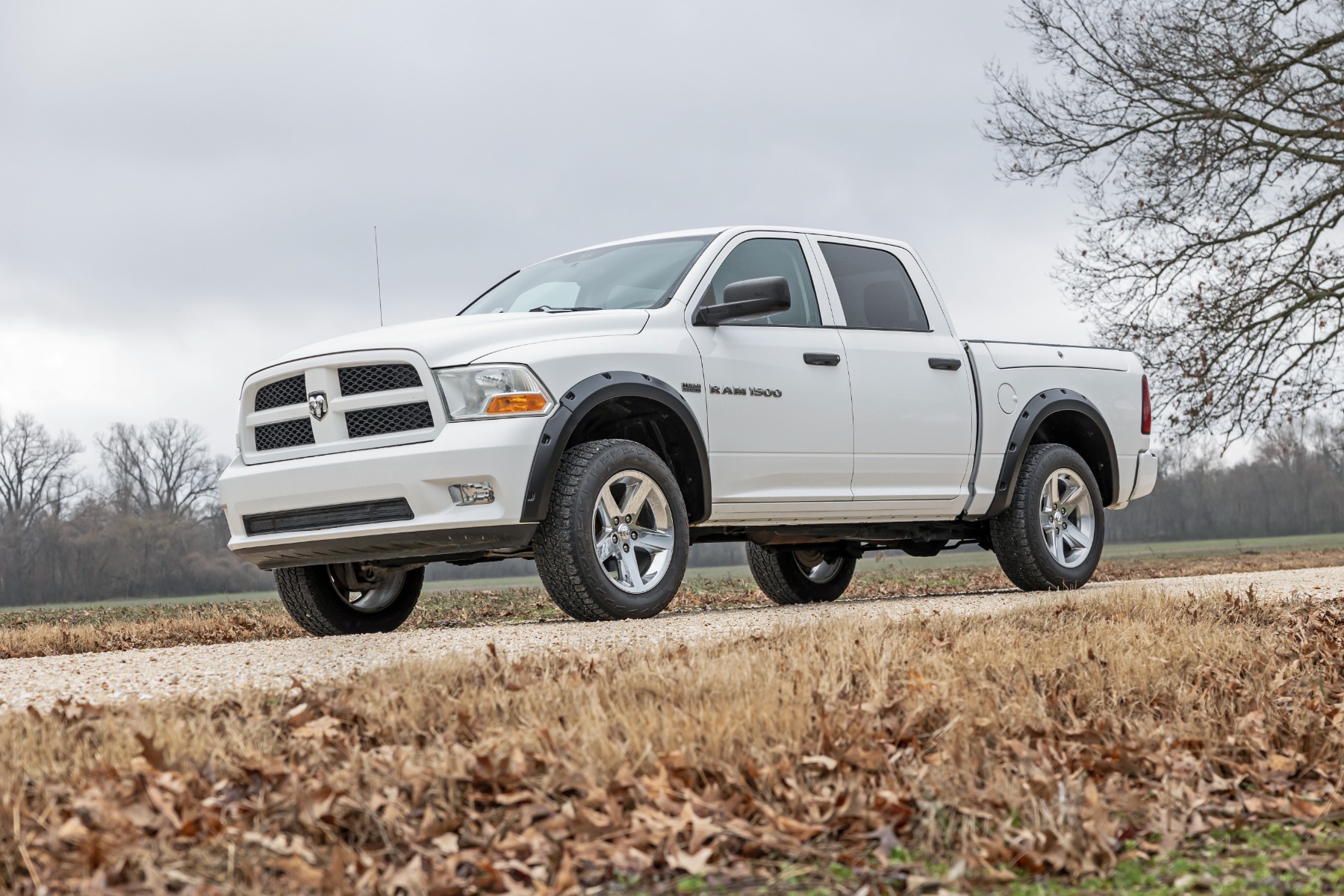Rough Country Pocket Fender Flares PR4 Flame Red Ram 1500 2WD/4WD (2009-2018 & Classic)