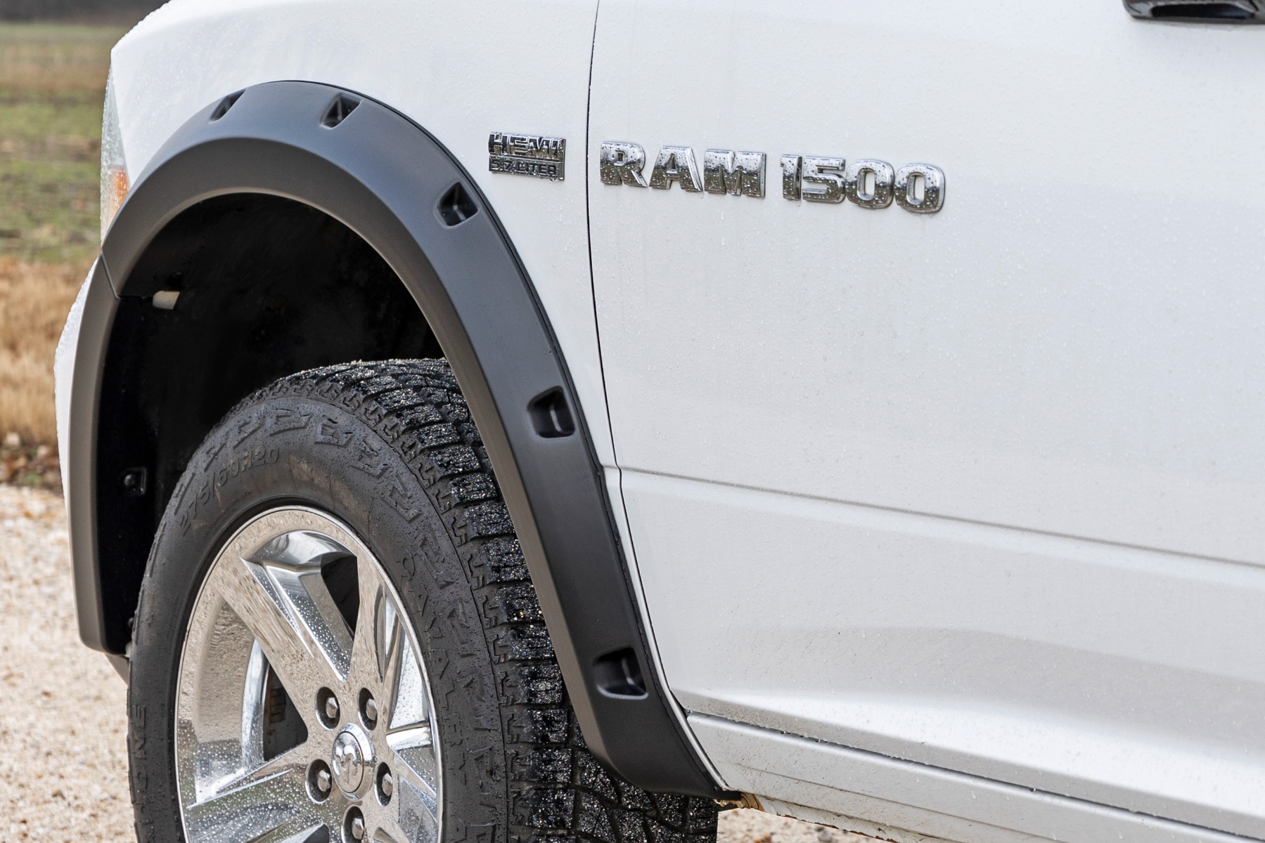 Rough Country Pocket Fender Flares PR4 Flame Red Ram 1500 2WD/4WD (2009-2018 & Classic)