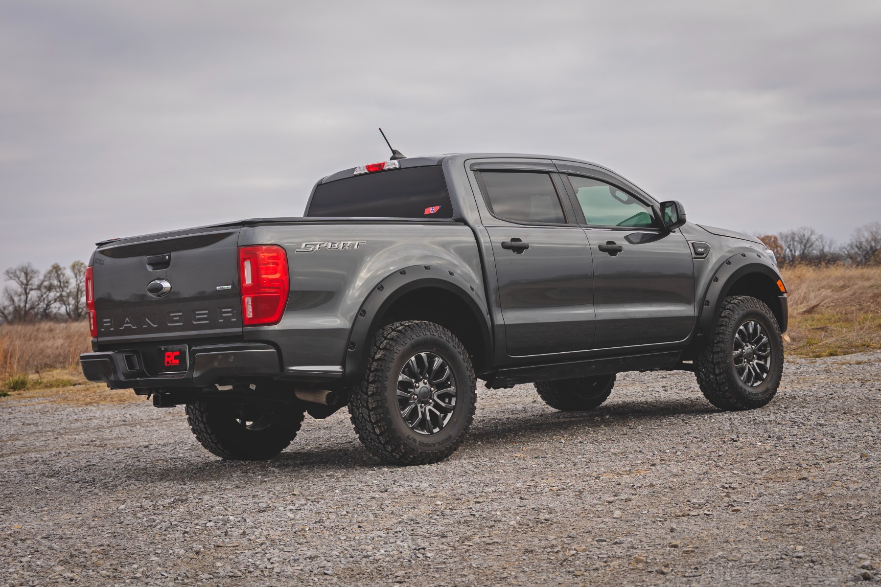 Rough Country Pocket Fender Flares 5β² Bed Ford Ranger 2WD/4WD (2019-2023)