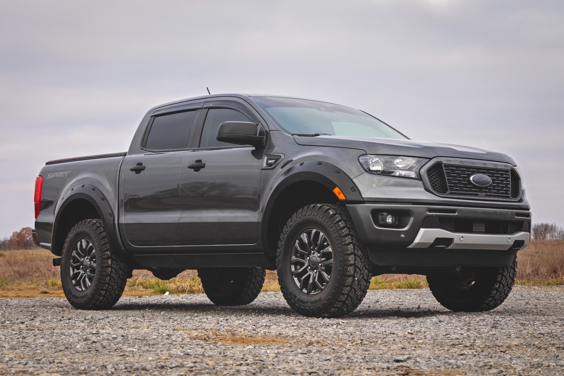 Rough Country Pocket Fender Flares 5β² Bed Ford Ranger 2WD/4WD (2019-2023)