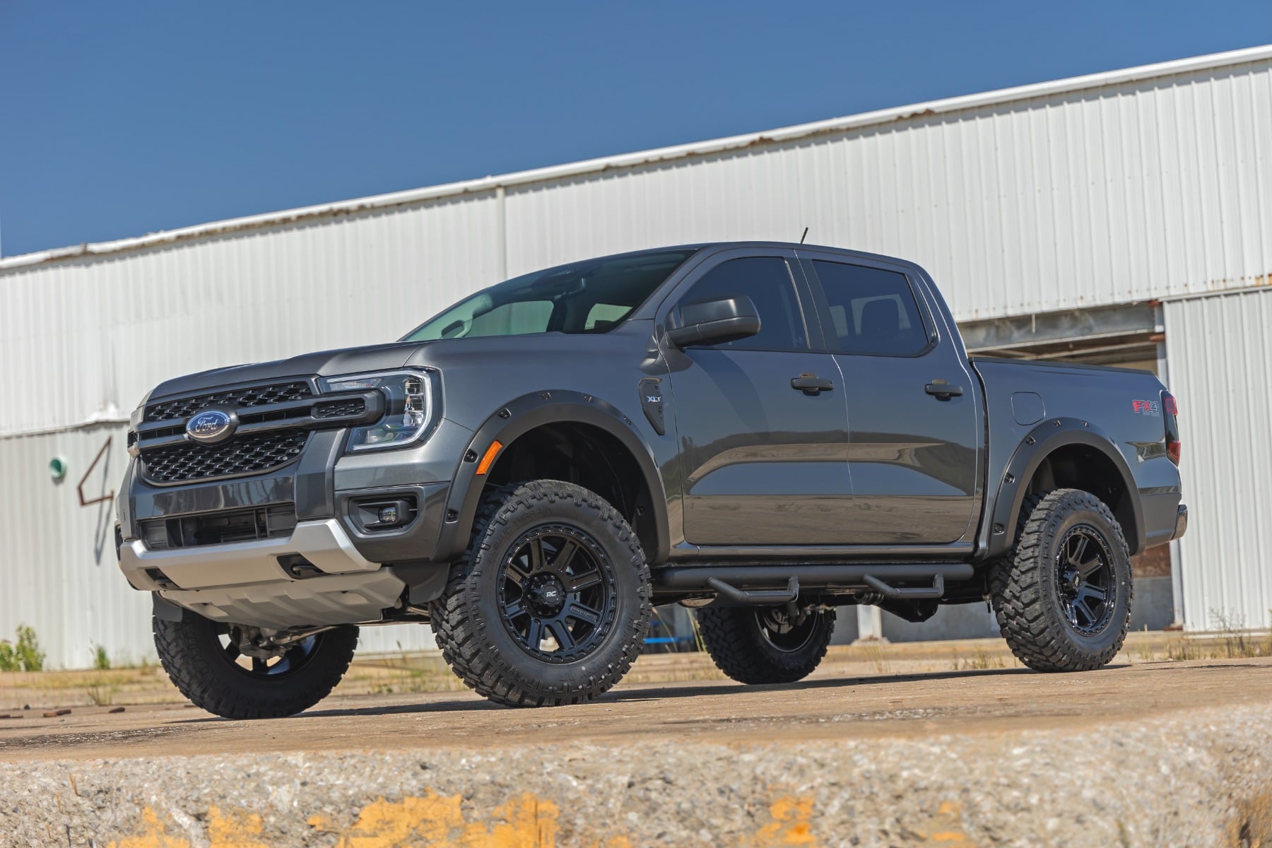 Rough Country 3 Inch Lift Kit N3 Struts Ford Ranger 4WD (2024-2026)