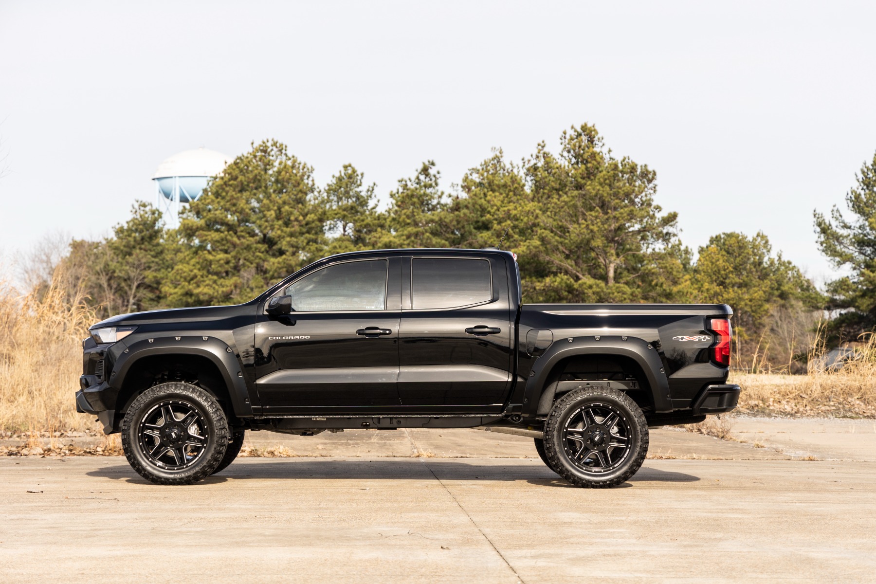 Rough Country Pocket Fender Flares GXD Sterling Grey Metallic Chevy Colorado (23-26)