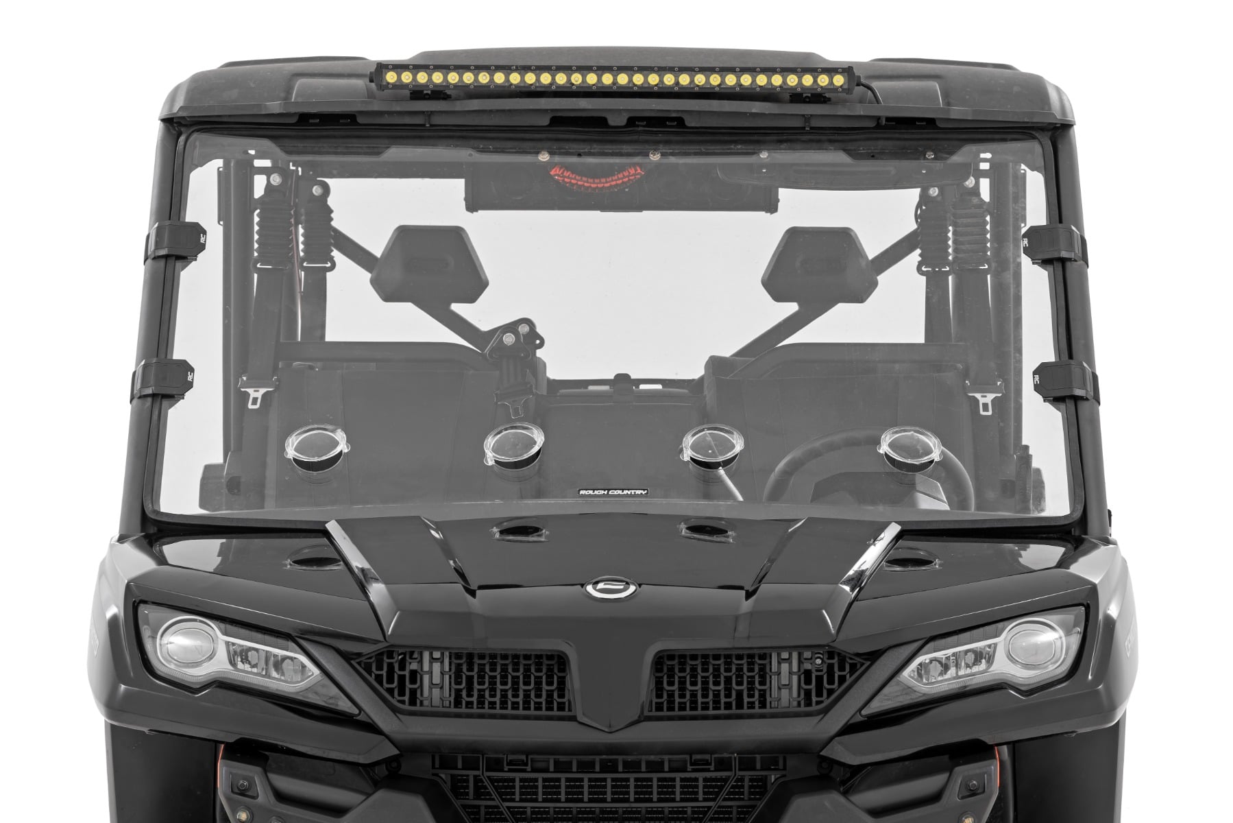 Rough Country Vented Full Windshield Scratch Resistant CFMOTO UFORCE 1000