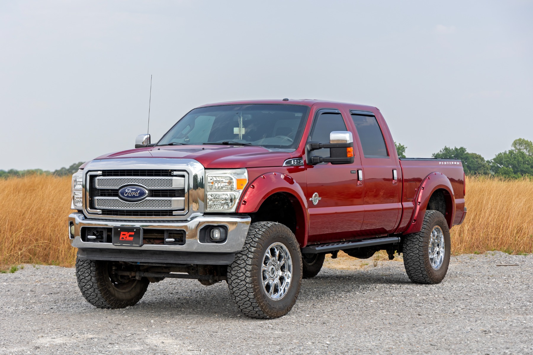 Rough Country BA2 Running Boards Side Step Bars Ford F-250/F-350 Super Duty (99-16)
