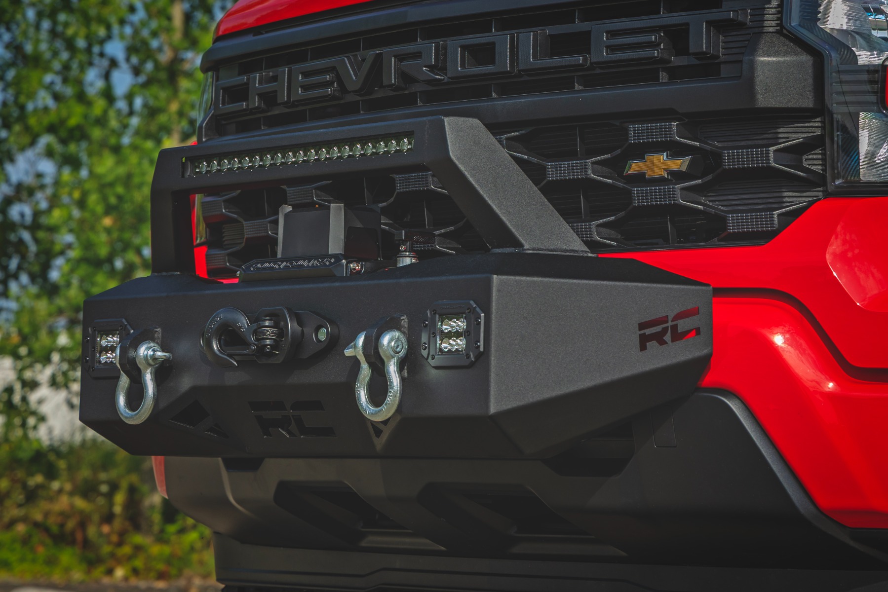 Rough Country EXO Winch Mount Kit Chevy Silverado 1500 2WD/4WD (2022-2026)
