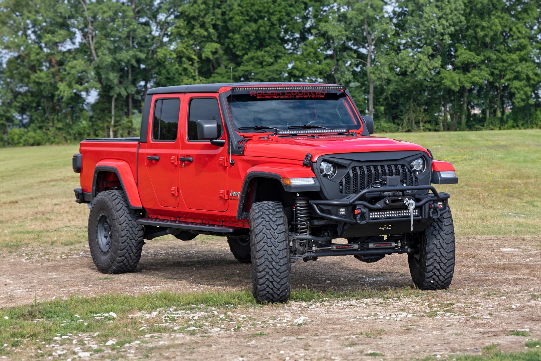 Rough Country RPT2 Running Board Jeep Gladiator JT 4WD (2020-2026)