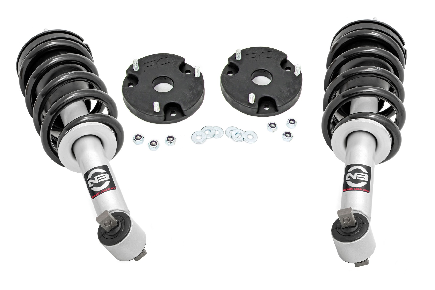 Rough Country 2 Inch Lift Kit N3 Struts Chevy/GMC SUV 1500 4WD (2021-2026)