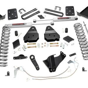 Rough Country 6 Inch Lift Kit Gas No OVLD Ford F-250 Super Duty 4WD (2011-2014)
