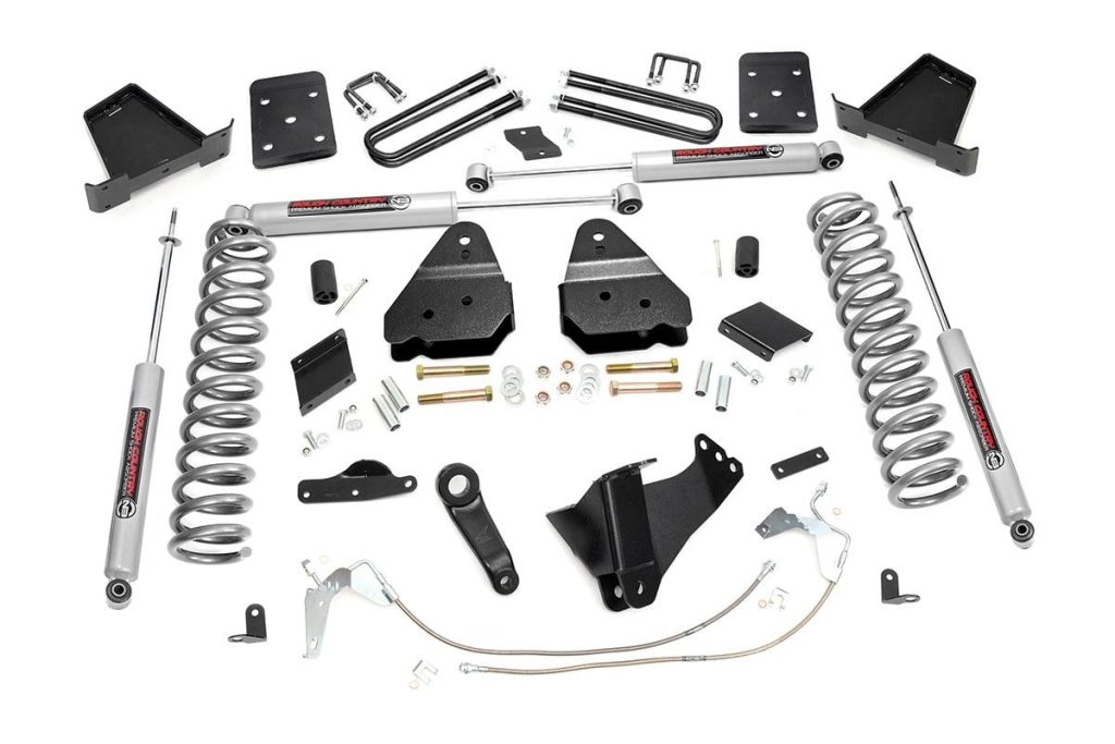 Rough Country 6 Inch Lift Kit Diesel OVLD Ford F-250 Super Duty 4WD (2011-2014)