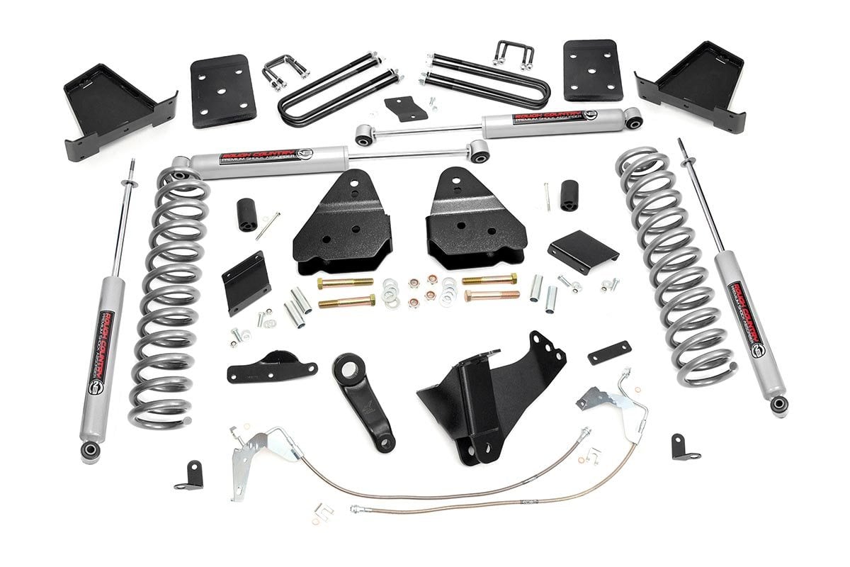 Rough Country 6 Inch Lift Kit Diesel OVLD Ford F-250 Super Duty 4WD (2011-2014)