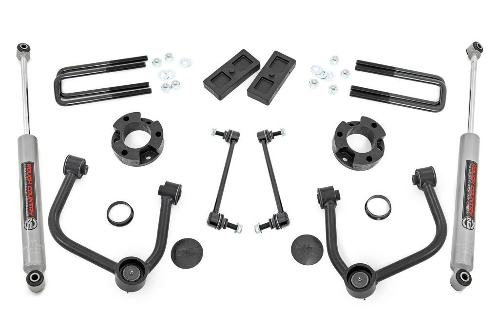 Rough Country 3.5 Inch Lift Kit Ford Ranger 4WD (2024-2026)