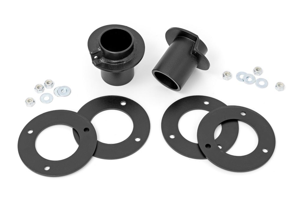 Rough Country 3/4 Inch Front Leveling Kit Lowers Rear 1.5 Inches Ford F-150 Lightning (22-26)