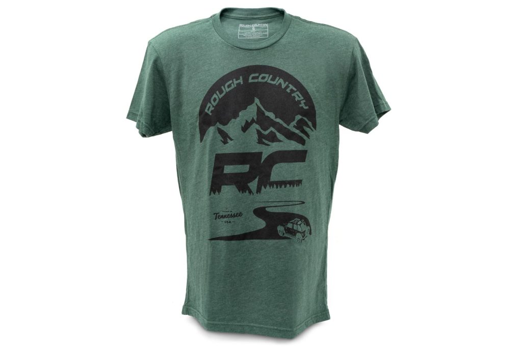 Rough Country T-Shirt RC Mountains Forest Green 2XL